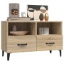 TV-Schrank aus geräuchertem Eichensperrholz, 80 x 36 x 50 cm von , TV-Möbel - Ref: Foro24-812594, Preis: 65,57 €, Rabatt: %