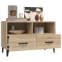 TV-Schrank aus geräuchertem Eichensperrholz, 80 x 36 x 50 cm von , TV-Möbel - Ref: Foro24-812594, Preis: 65,57 €, Rabatt: %