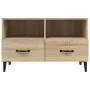 Mueble para TV madera contrachapada roble ahumado 80x36x50 cm de , Muebles TV - Ref: Foro24-812594, Precio: 64,72 €, Descuent...