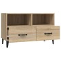 Mueble para TV madera contrachapada roble ahumado 80x36x50 cm de , Muebles TV - Ref: Foro24-812594, Precio: 67,53 €, Descuent...