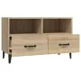 Mueble para TV madera contrachapada roble ahumado 80x36x50 cm de , Muebles TV - Ref: Foro24-812594, Precio: 64,72 €, Descuent...