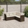 5-piece garden dining set and brown synthetic rattan cushions by , Garden sets - Ref: Foro24-3249462, Price: 356,66 €, Discou...