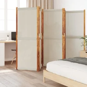 Light gray 5-panel divider screen 350x180 cm by , Room dividers - Ref: Foro24-4003357, Price: 159,73 €, Discount: %
