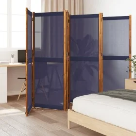 Trennwand mit 6 Paneelen dunkelblau 420x180 cm von , Raumteiler - Ref: Foro24-4003362, Preis: 158,39 €, Rabatt: %