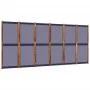 Trennwand mit 6 Paneelen dunkelblau 420x180 cm von , Raumteiler - Ref: Foro24-4003362, Preis: 158,39 €, Rabatt: %