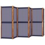 Biombo divisor de 6 paneles azul oscuro 420x180 cm de , Divisores de ambientes - Ref: Foro24-4003362, Precio: 160,42 €, Descu...