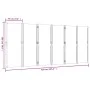 Trennwand mit 6 Paneelen dunkelblau 420x180 cm von , Raumteiler - Ref: Foro24-4003362, Preis: 158,39 €, Rabatt: %