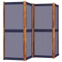 Biombo divisor de 4 paneles azul oscuro 280x180 cm de , Divisores de ambientes - Ref: Foro24-4003360, Precio: 105,48 €, Descu...