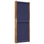 Biombo divisor de 4 paneles azul oscuro 280x180 cm de , Divisores de ambientes - Ref: Foro24-4003360, Precio: 122,84 €, Descu...