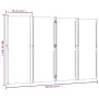 Biombo divisor de 4 paneles azul oscuro 280x180 cm de , Divisores de ambientes - Ref: Foro24-4003360, Precio: 122,84 €, Descu...
