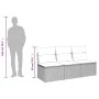 Gartensofa mit Kissen, 3-Sitzer, braunes synthetisches Rattan von , Outdoor-Sofas - Ref: Foro24-366219, Preis: 154,65 €, Raba...