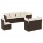 8-piece garden sofa set and brown synthetic rattan cushions by , Garden sets - Ref: Foro24-3249772, Price: 556,50 €, Discount: %