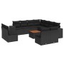 Set de sofás de jardín 12 piezas cojines ratán sintético negro de , Conjuntos de jardín - Ref: Foro24-3257833, Precio: 767,02...