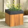 Pflanzgefäß aus massivem Akazienholz, 25 x 25 x 25 cm von , Töpfe und Pflanzgefäße - Ref: Foro24-366500, Preis: 31,45 €, Raba...