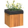 Pflanzgefäß aus massivem Akazienholz, 25 x 25 x 25 cm von , Töpfe und Pflanzgefäße - Ref: Foro24-366500, Preis: 31,93 €, Raba...