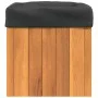 Pflanzgefäß aus massivem Akazienholz, 25 x 25 x 25 cm von , Töpfe und Pflanzgefäße - Ref: Foro24-366500, Preis: 31,45 €, Raba...