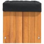 Pflanzgefäß aus massivem Akazienholz, 25 x 25 x 25 cm von , Töpfe und Pflanzgefäße - Ref: Foro24-366500, Preis: 31,93 €, Raba...