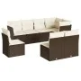 Set sofás de jardín 8 piezas y cojines ratán sintético marrón de , Conjuntos de jardín - Ref: Foro24-3249602, Precio: 501,18 ...