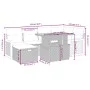 Set de comedor de jardín 7 pzas y cojines ratán sintético negro de , Conjuntos de jardín - Ref: Foro24-3276248, Precio: 454,9...