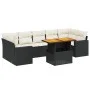 8-piece garden sofa set and black synthetic rattan cushions by , Garden sets - Ref: Foro24-3271224, Price: 525,37 €, Discount: %