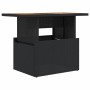 Gartentisch PE-Rattan und schwarzes Akazienholz 100x55x73 cm von , Gartentische - Ref: Foro24-365976, Preis: 93,99 €, Rabatt: %