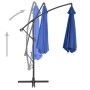 Cantilever parasol with blue aluminum pole 300 cm by vidaXL, Umbrellas - Ref: Foro24-47133, Price: 103,04 €, Discount: %