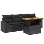 5-piece garden furniture set and black synthetic rattan cushions by , Garden sets - Ref: Foro24-3271188, Price: 348,14 €, Dis...