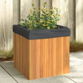Pflanzgefäß aus massivem Akazienholz, 45 x 45 x 45 cm von , Töpfe und Pflanzgefäße - Ref: Foro24-366502, Preis: 81,02 €, Raba...
