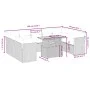 Garden sofa set 10 pieces with black synthetic rattan cushions by , Garden sets - Ref: Foro24-3270993, Price: 622,38 €, Disco...