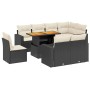 8-piece garden sofa set and black synthetic rattan cushions by , Garden sets - Ref: Foro24-3271406, Price: 574,69 €, Discount: %