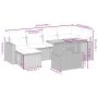 7-piece garden dining set and black synthetic rattan cushions by , Garden sets - Ref: Foro24-3271412, Price: 471,30 €, Discou...