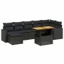 8-teiliges Gartensofa-Set und schwarze synthetische Rattankissen von , Gartensets - Ref: Foro24-3271419, Preis: 535,58 €, Rab...