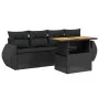 5-piece garden furniture set and black synthetic rattan cushions by , Garden sets - Ref: Foro24-3272070, Price: 374,52 €, Dis...