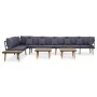 8 seater garden furniture set with solid acacia wood cushions by vidaXL, Garden sets - Ref: Foro24-46485, Price: 931,22 €, Di...
