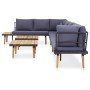 8-Sitzer-Gartenmöbel-Set mit Kissen aus massivem Akazienholz von vidaXL, Gartensets - Ref: Foro24-46485, Preis: 946,95 €, Rab...