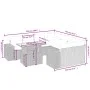 8-teiliges Gartensofa-Set und schwarze synthetische Rattankissen von , Gartensets - Ref: Foro24-3272561, Preis: 586,09 €, Rab...