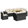 8-piece garden sofa set and black synthetic rattan cushions by , Garden sets - Ref: Foro24-3272729, Price: 643,05 €, Discount: %