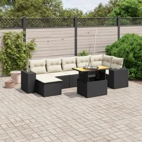 8-piece garden sofa set and black synthetic rattan cushions by , Garden sets - Ref: Foro24-3272743, Price: 520,76 €, Discount: %