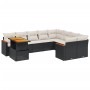 Garden sofa set 10 pieces with black synthetic rattan cushions by , Garden sets - Ref: Foro24-3273240, Price: 565,05 €, Disco...