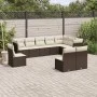 10-piece garden sofa set and brown synthetic rattan cushions by , Garden sets - Ref: Foro24-3249642, Price: 637,49 €, Discoun...
