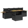5-piece garden furniture set and black synthetic rattan cushions by , Garden sets - Ref: Foro24-3273393, Price: 369,38 €, Dis...