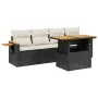 5-teiliges Gartenmöbel-Set und schwarze synthetische Rattankissen von , Gartensets - Ref: Foro24-3271630, Preis: 339,60 €, Ra...