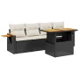 5-teiliges Gartenmöbel-Set und schwarze synthetische Rattankissen von , Gartensets - Ref: Foro24-3271630, Preis: 332,64 €, Ra...
