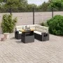 Set de sofás de jardín 6 piezas y cojines ratán sintético negro de , Conjuntos de jardín - Ref: Foro24-3271749, Precio: 411,1...