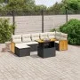 8-piece garden sofa set and black synthetic rattan cushions by , Garden sets - Ref: Foro24-3274066, Price: 496,20 €, Discount: %