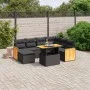 8-teiliges Gartensofa-Set und schwarze synthetische Rattankissen von , Gartensets - Ref: Foro24-3274072, Preis: 530,60 €, Rab...