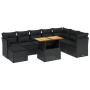 8-piece garden sofa set and black synthetic rattan cushions by , Garden sets - Ref: Foro24-3275512, Price: 593,08 €, Discount: %