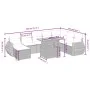 8-teiliges Gartensofa-Set und schwarze synthetische Rattankissen von , Gartensets - Ref: Foro24-3275848, Preis: 631,57 €, Rab...
