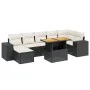 8-piece garden sofa set and black synthetic rattan cushions by , Garden sets - Ref: Foro24-3275933, Price: 525,29 €, Discount: %