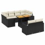 11-piece garden sofa set and black synthetic rattan cushions by , Garden sets - Ref: Foro24-3274589, Price: 577,12 €, Discoun...